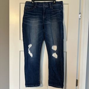 Buckle Black Crop Jeans